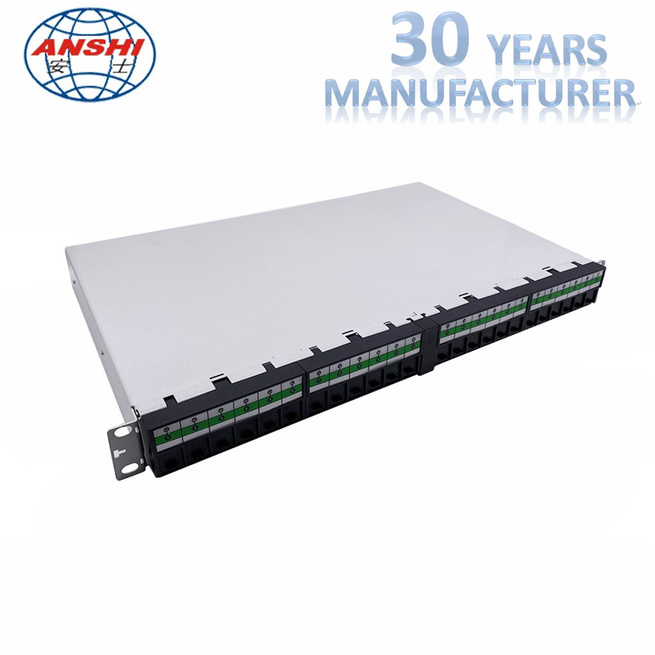 Hot Sale ISO9001 19 Inch Wall Mount Intelligent Fiber Optic Patch Panel With Firmware