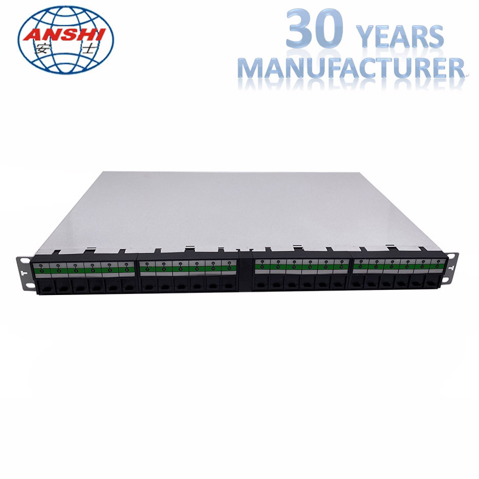 Hot Sale ISO9001 19 Inch Wall Mount Intelligent Fiber Optic Patch Panel With Firmware