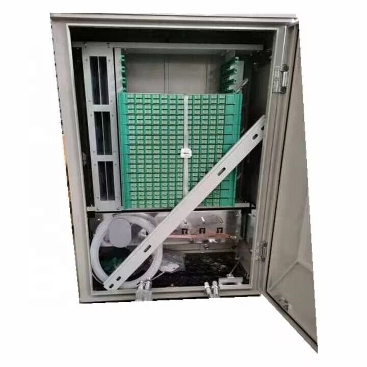 Fiber Distribution Hub (FDH) 144, 96, 288 Fiber PON Cabinet With Pole/Wall Bracket