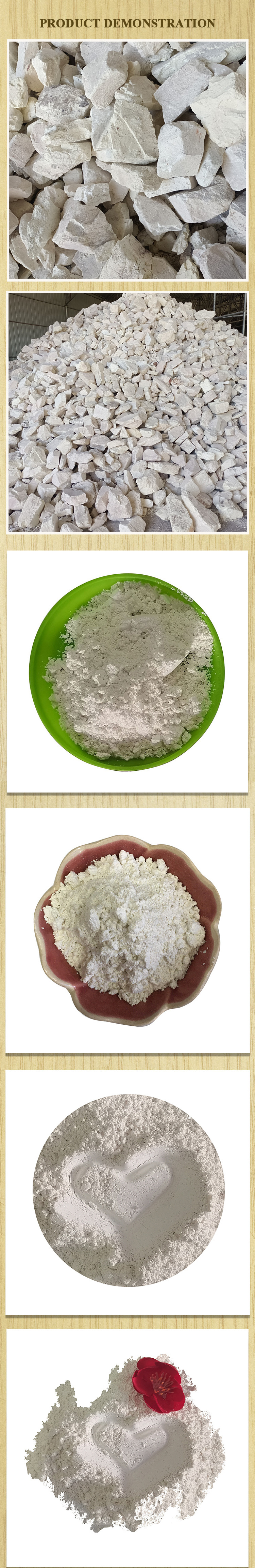 kaolin suppliers calcined kaolin clay 325mesh price of kaolin per ton for Ceramic/Paints