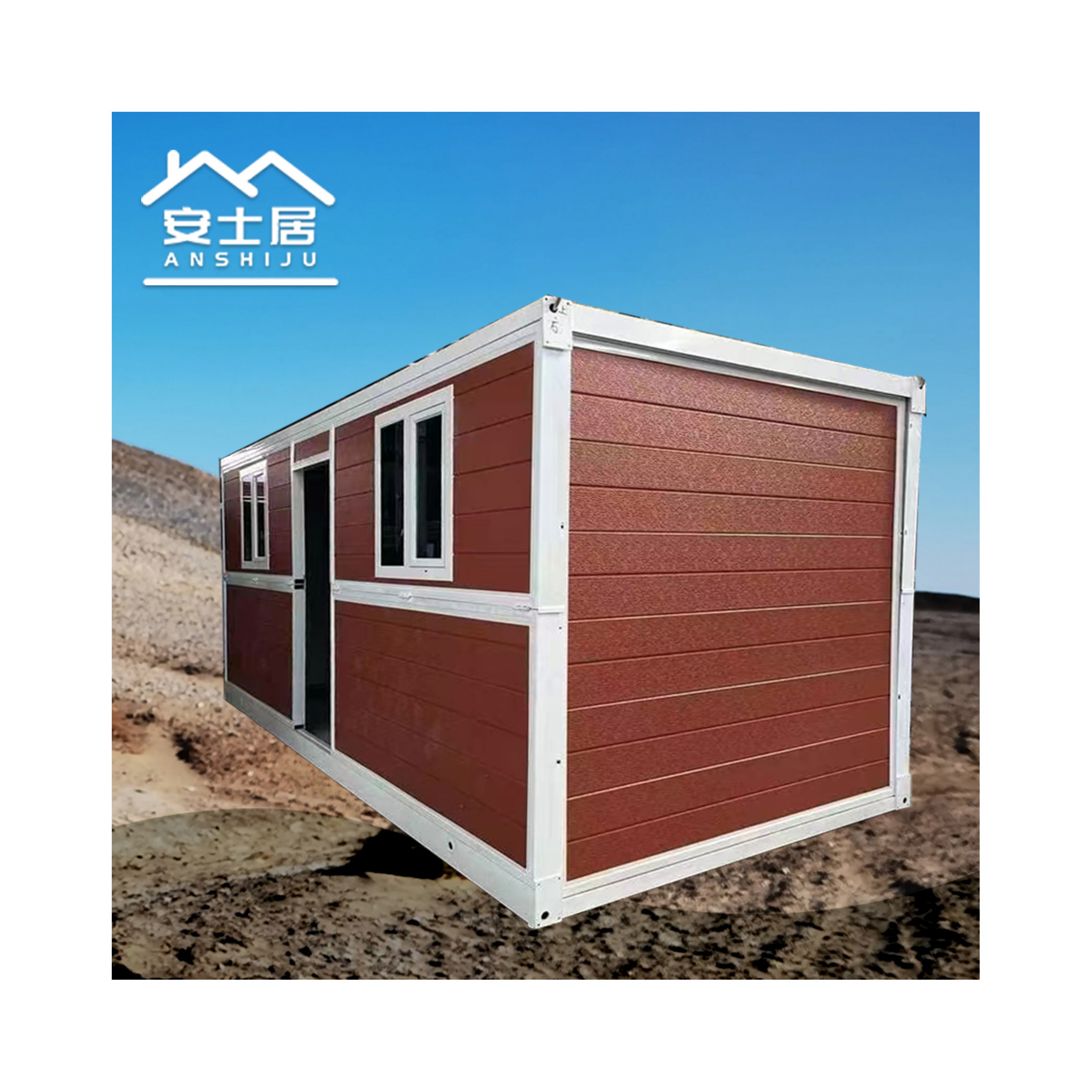 Easy To Install Home Office Prefab Foldable House Container 20Ft 40Ft Prefabricated House Luxury