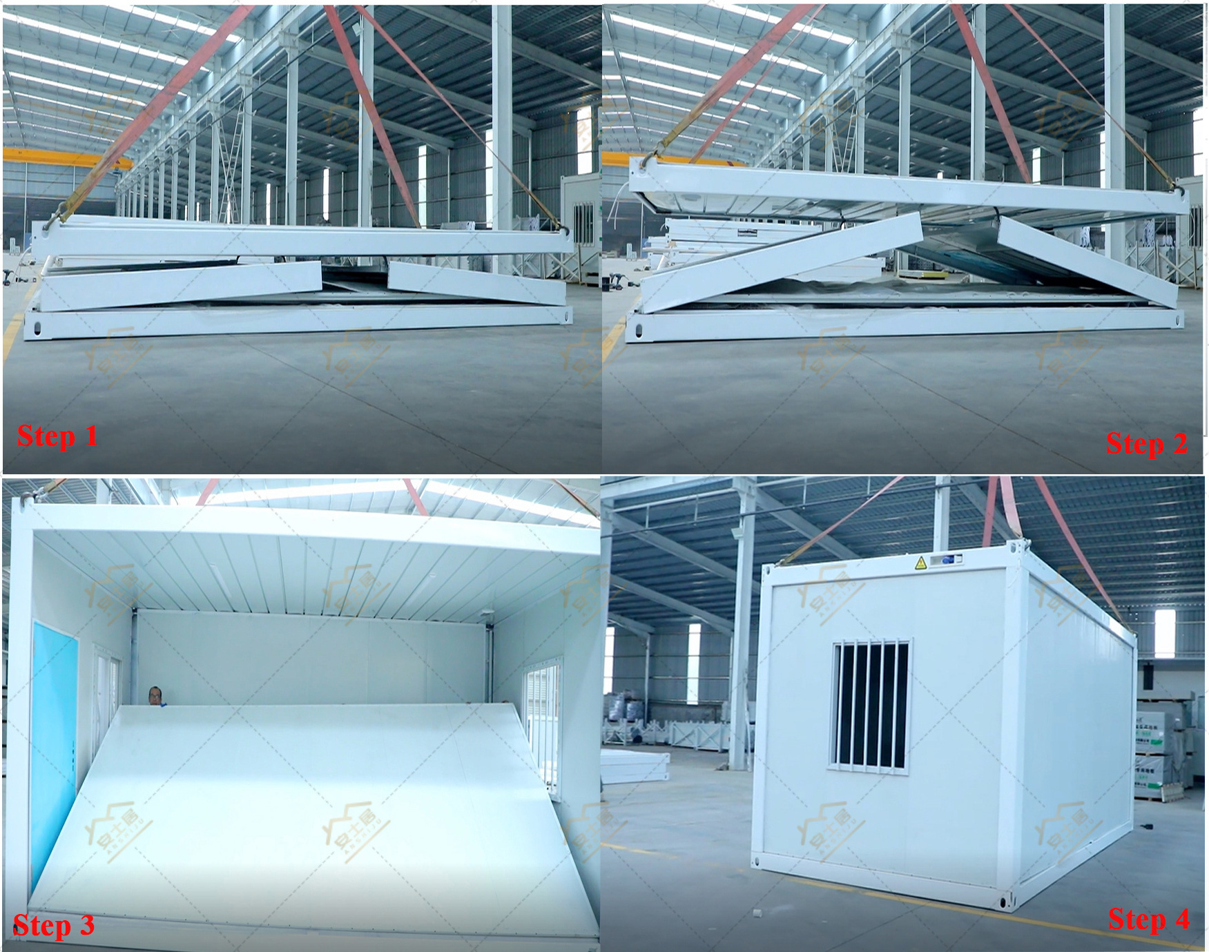 foldable prefabricated folding container house china wholesale 40ft foldable container house container houses foldable