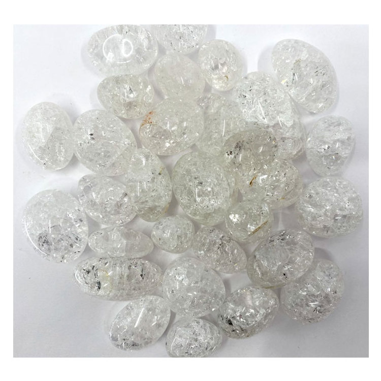 2022 Bulk Selling Clear Design Crystal Stone Healing Crack Crystal A Tumbled Stones at Wholesale Price