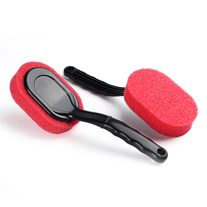 Car Tire Waxing Brush Can Replace The Glazing Long Handled Sponge Anto Cleaning And Beauty Tool Tire polish brush