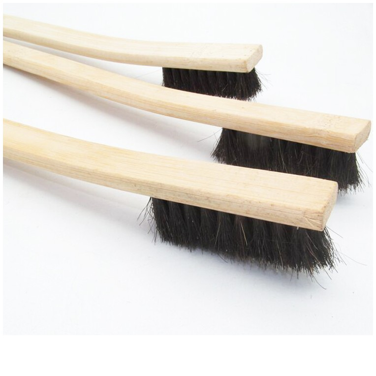 Engine compartment brush Small Multi-function Car Detailing Bamboo Handle Brushes Car Wheel Washing Brush