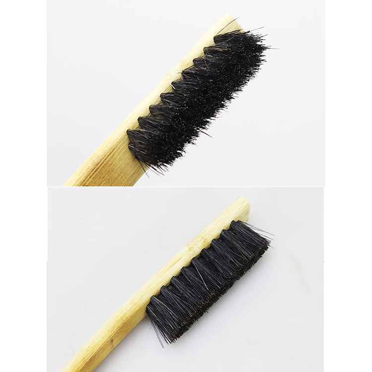 Engine compartment brush Small Multi-function Car Detailing Bamboo Handle Brushes Car Wheel Washing Brush