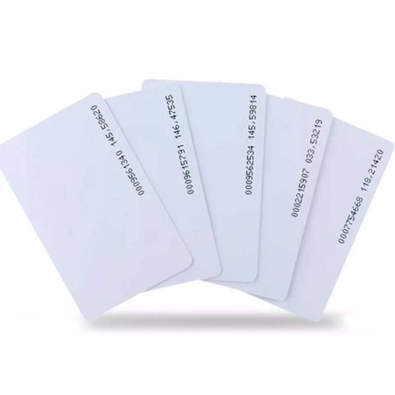 Proximity Smart RFID Card For Access Control And Time Attendance System EM Thin Card 125KHz 0.88mm Thickness TK4100 Chip