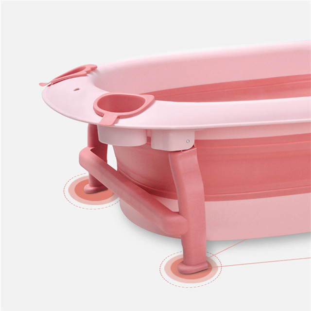 Portable Bathtub for babys  Foldable silicon SPA Soaking Standing Bath Tub for Shower Collapsible bath tub