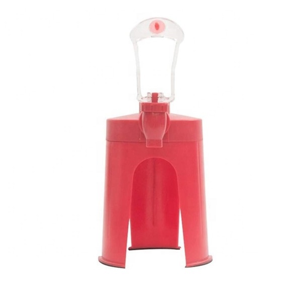 Drink Dispenser with Spigot Creative Hand Pressure Carbonated Beverage Machine Soft Soda Dispenser for All Bottle Drinks