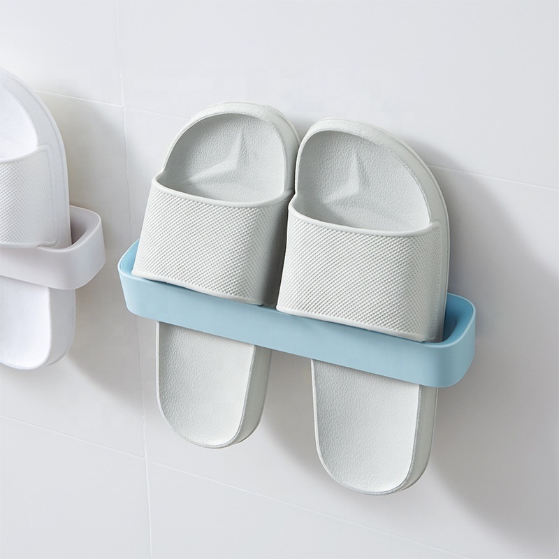 Plastic Shoes Holder Wall Mounted Shoe Organizer for Living Room Bathroom Door space saving shoe rack cabinet