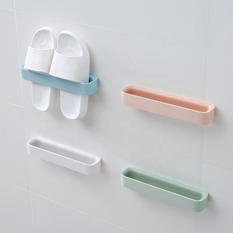 Plastic Shoes Holder Wall Mounted Shoe Organizer for Living Room Bathroom Door space saving shoe rack cabinet