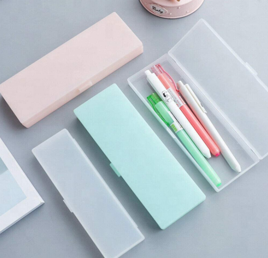 1 Pack Plastic Pencil Case Pen Pencil Box Pen Holder Box Organizer School Supplies multifunction pencil box