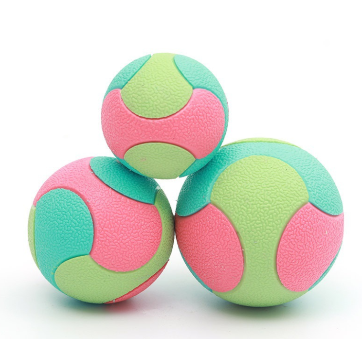 Pet Touch Solid Core Rubber Ball Dog Toys Indestructible Virtually Tough Interactive Dog Toys Strong  soft rubber ball