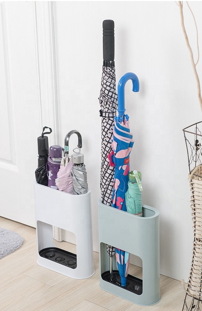 Umbrella Stand Indoor for Modern Entryway Decor Plastic Umbrella Container Storage umbrella stand holder