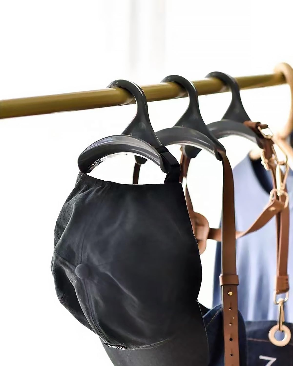 Purse Hanger Purse Holder for Closet Black Backpack Hanger Hook for Organizer Storage