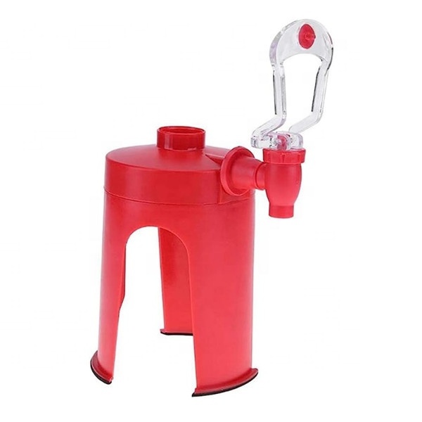 Drink Dispenser with Spigot Creative Hand Pressure Carbonated Beverage Machine Soft Soda Dispenser for All Bottle Drinks