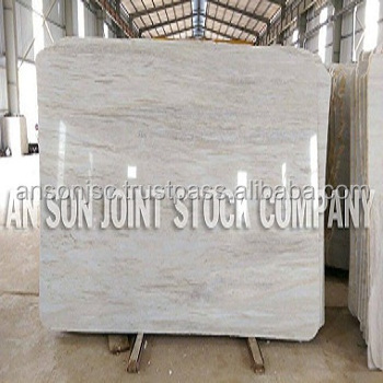 White Wooden Vein big slab polished marble