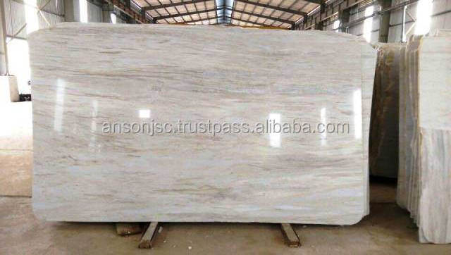 White Wooden Vein big slab polished marble