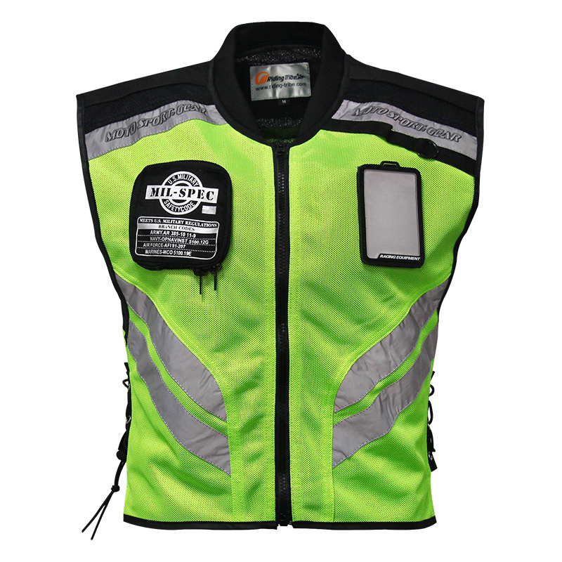 Best Quality Men Cycling Jacket Reflective Vest Waistcoat Breathable Mesh Motorcycle vest