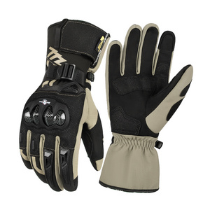 Wholesale Winter Motorcycle Full-Finger Warm Gloves Waterproof Fall-Proof Windproof Touch Screen Riding Gloves