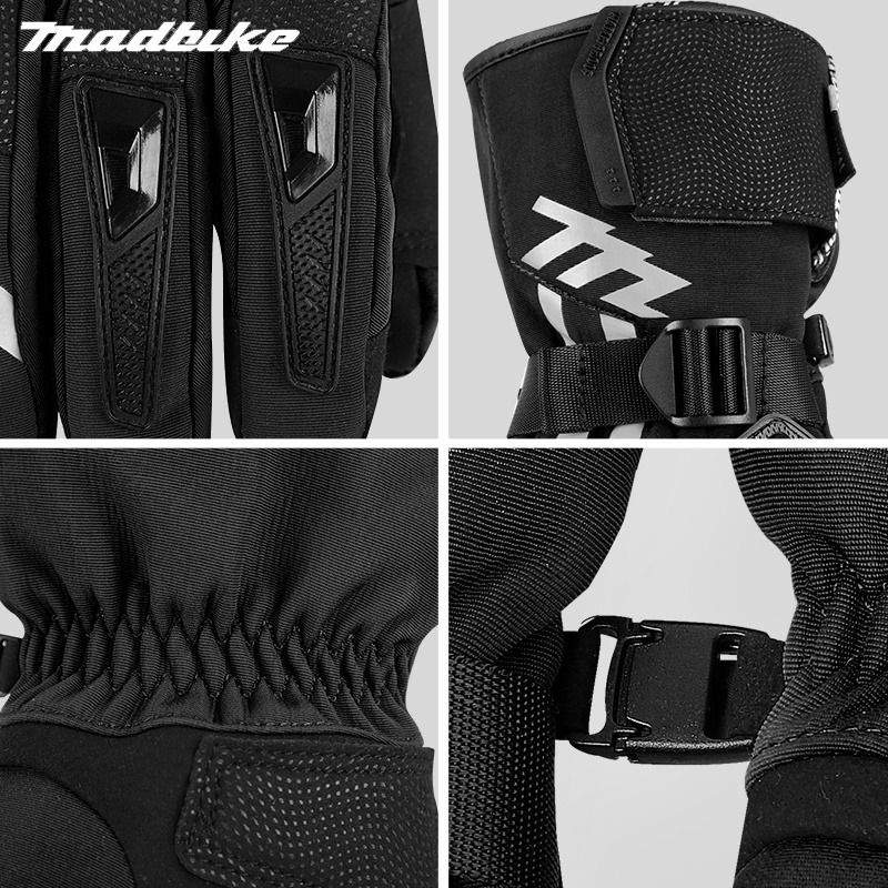 Cheap Warm Motorcycle Full-Finger Gloves guantes para moto Waterproof  Windproof Drop-Proof Riding Motor Bike Gloves