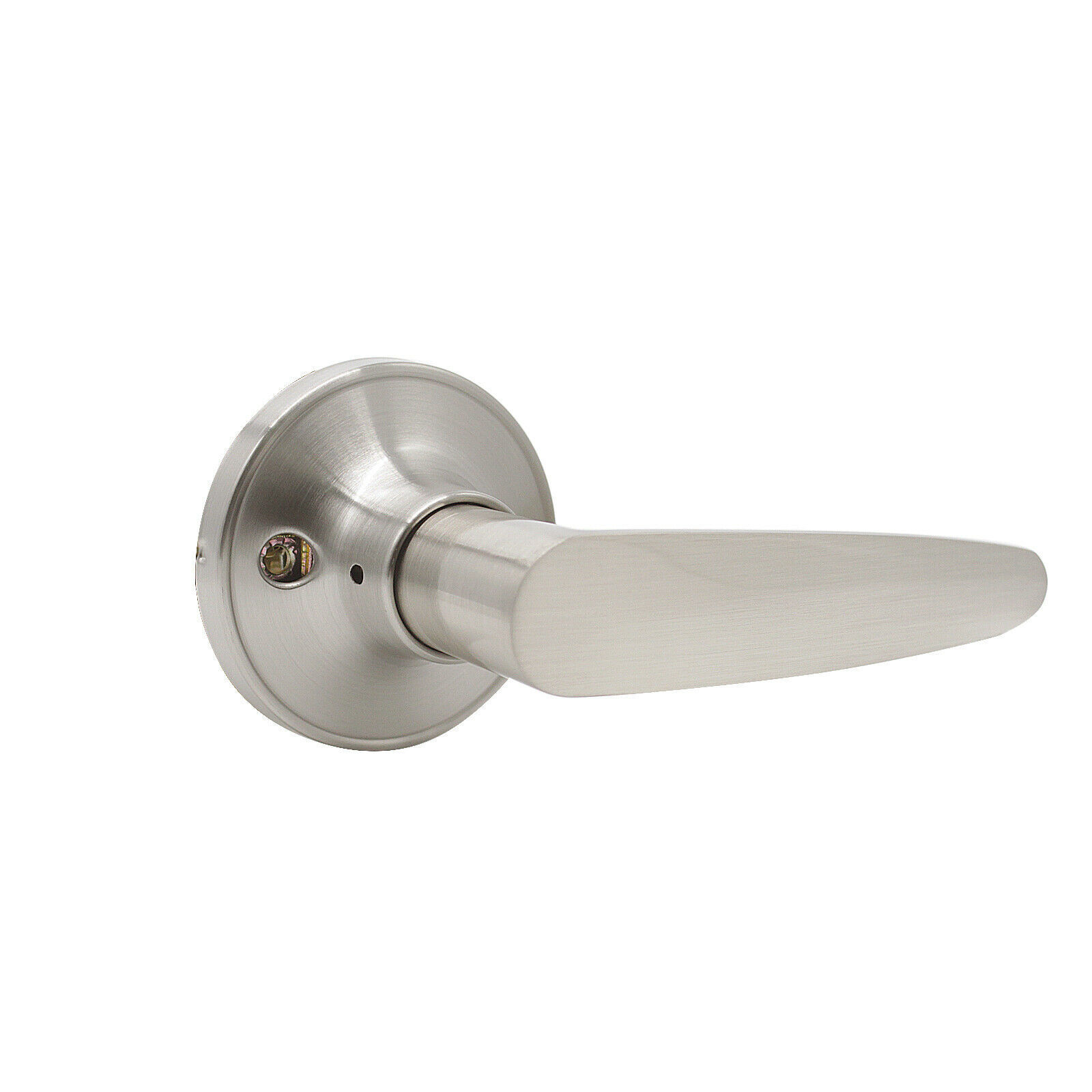 Commercial Zinc Alloy Satin Nickel Safe Privacy Tubular Lever Handles Door Hardware Entry Door Lever Lock