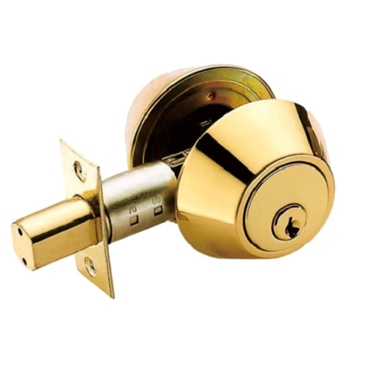 American Style Modern Style Stainless Steel Single Double Cylinder 587 Knob Lock Deadbolt door lockset hardware combo lock