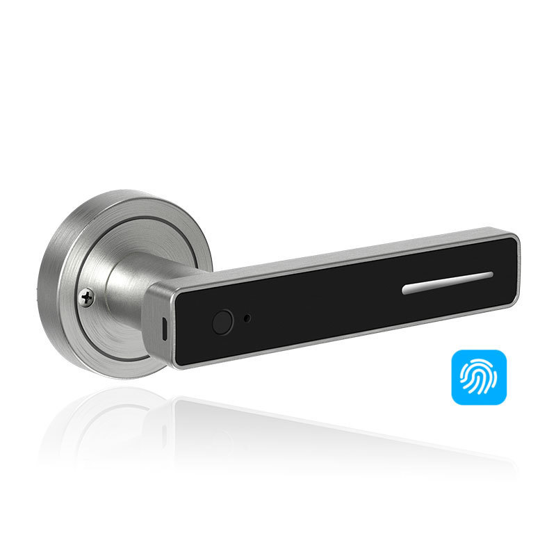 Ferreteria Smart chapa de pomo para puerta Lever Keyless Handles Fingerprint Bedroom Lock