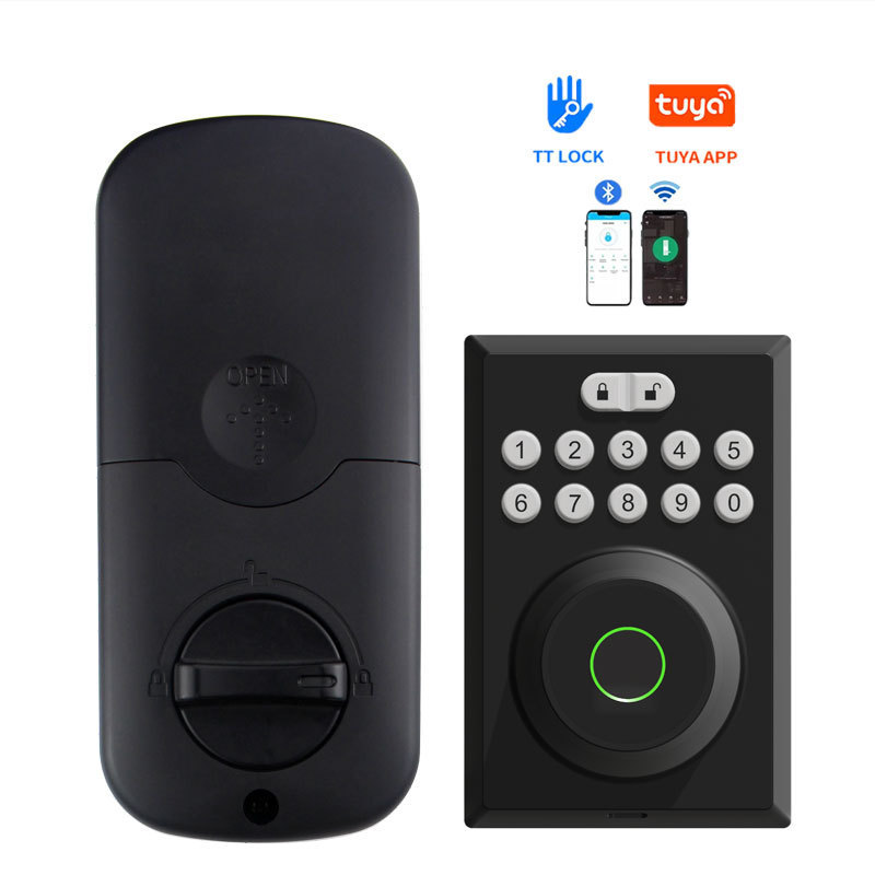 Smart Deadbolt Lock Tuya App High Quality Mortise Single Electric Dead bolt Locks