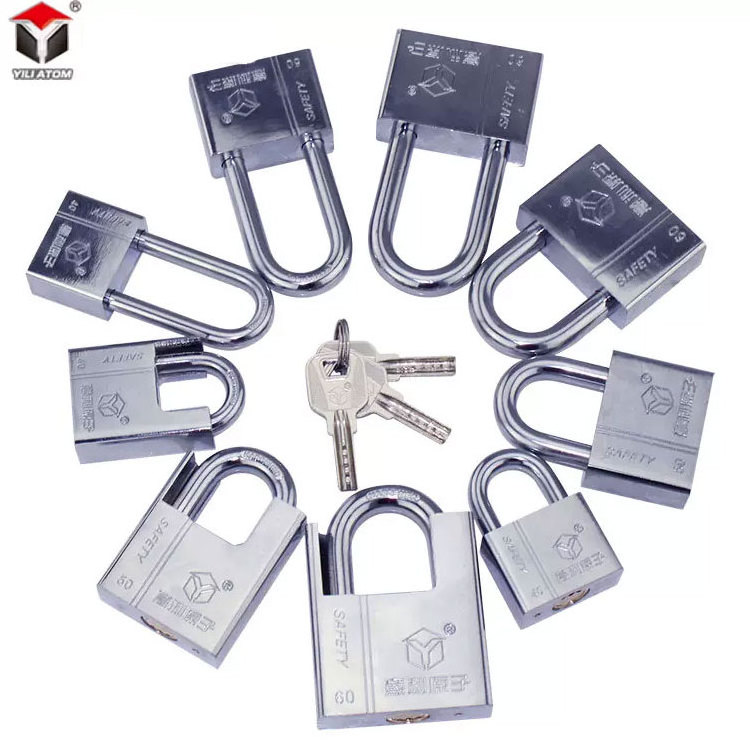 Brass Padlock Outdoor Heavy Duty Door Security Padlock Combination Alarm Wholesale Safety Padlock