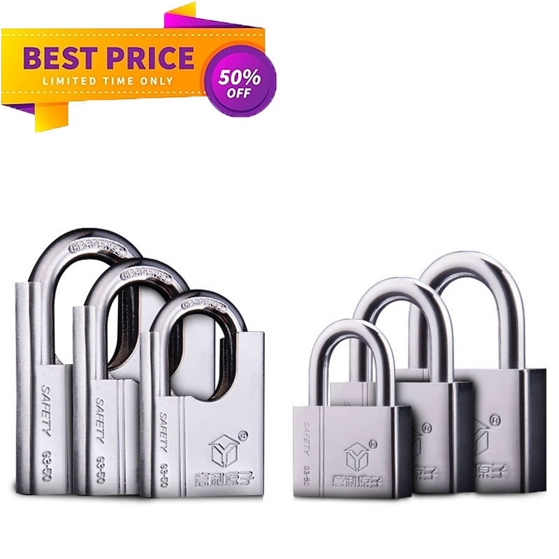 Brass Padlock Outdoor Heavy Duty Door Security Padlock Combination Alarm Wholesale Safety Padlock