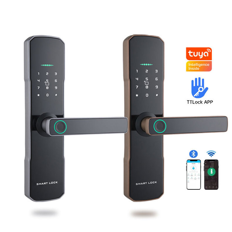 Serrure Intelligente Wifi Smart Digital Door Lock Keyless Fingerprint Smart Locks For Front Door