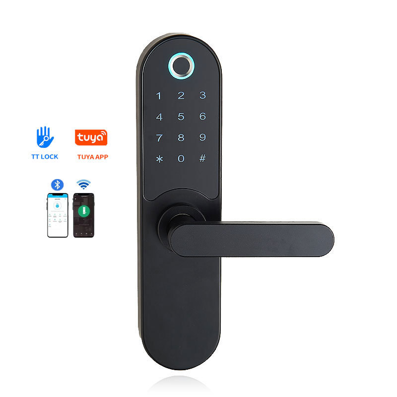 Electric Sliding Glass Wooden Door Lock Inside Digital Handle Keyless Tuya Smart Lock Digital Locks For Homes