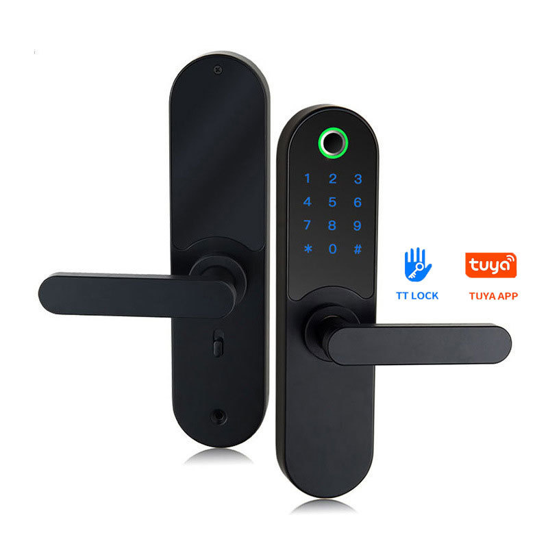 Electric Sliding Glass Wooden Door Lock Inside Digital Handle Keyless Tuya Smart Lock Digital Locks For Homes