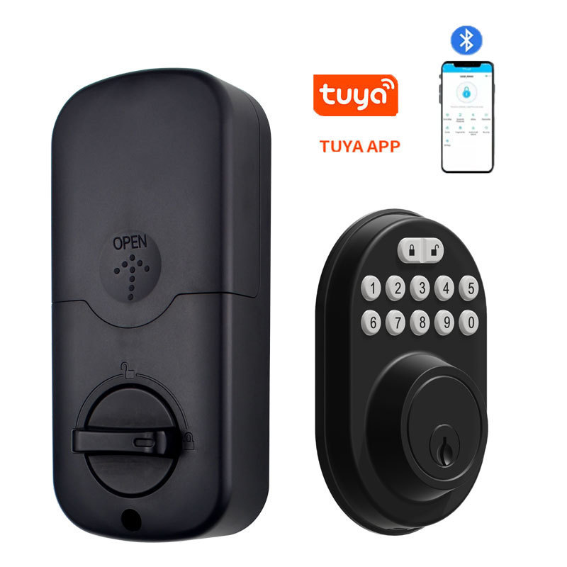 Rim Smart Gate Lock For Door Ttlock Full Automatic Entrance Door Smart Lock Electronic Deadbolt Lock