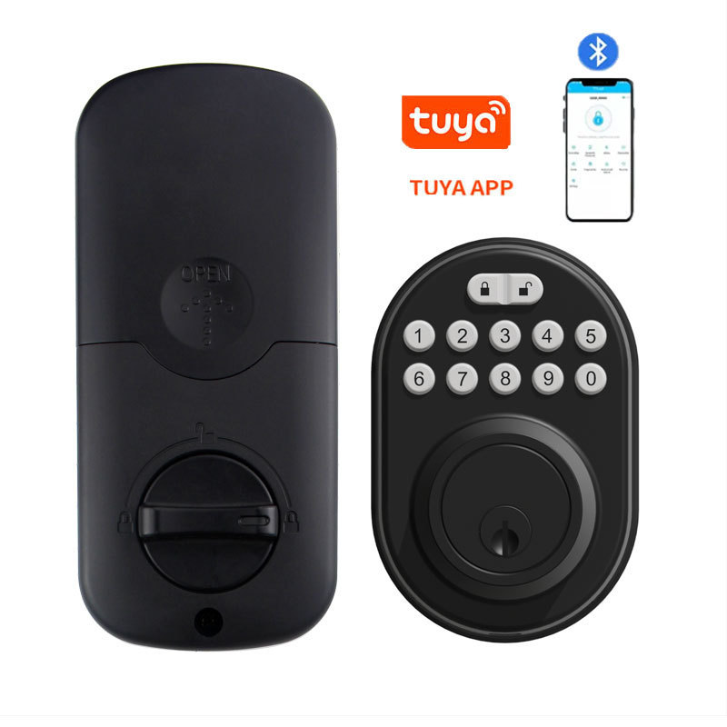 Rim Smart Gate Lock For Door Ttlock Full Automatic Entrance Door Smart Lock Electronic Deadbolt Lock