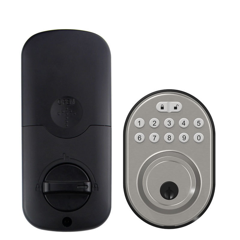 Rim Smart Gate Lock For Door Ttlock Full Automatic Entrance Door Smart Lock Electronic Deadbolt Lock