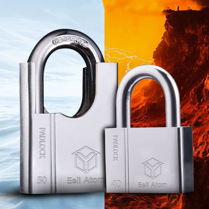 Anti theft High Security Pad Lock Safety 40mm padlock Nickel combination padlock wholesale