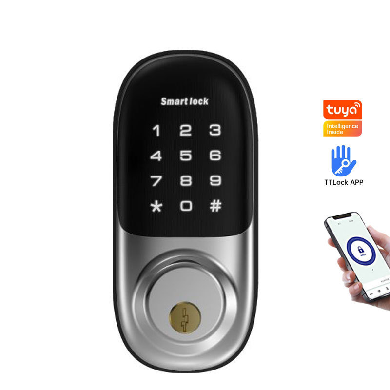 Outdoor Cerradura Inteligente Con Wifi Fechadura Digital Fingerprint Key Card Nfc Apartment Airbnb Home Deadbolt Smart Door Lock