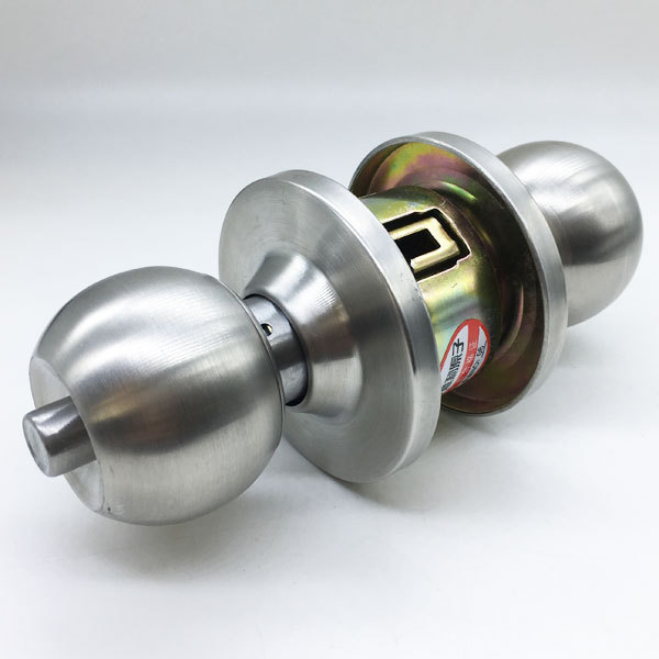 Factory Wholesales Stainless Steel Security Entrance Cylindrical Ball Door Handle Lock Tubular round knob door lock