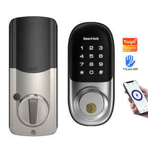 Outdoor Cerradura Inteligente Con Wifi Fechadura Digital Fingerprint Key Card Nfc Apartment Airbnb Home Deadbolt Smart Door Lock