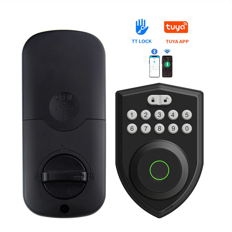 Intelligent Fingerprint password deadbolt smart door lock combination digital electric lock