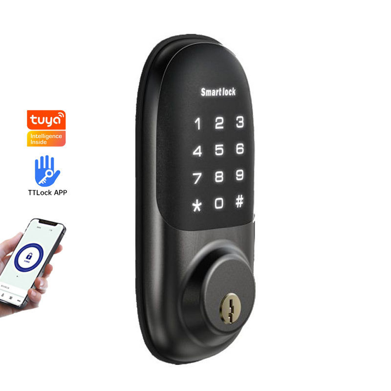 Outdoor Cerradura Inteligente Con Wifi Fechadura Digital Fingerprint Key Card Nfc Apartment Airbnb Home Deadbolt Smart Door Lock