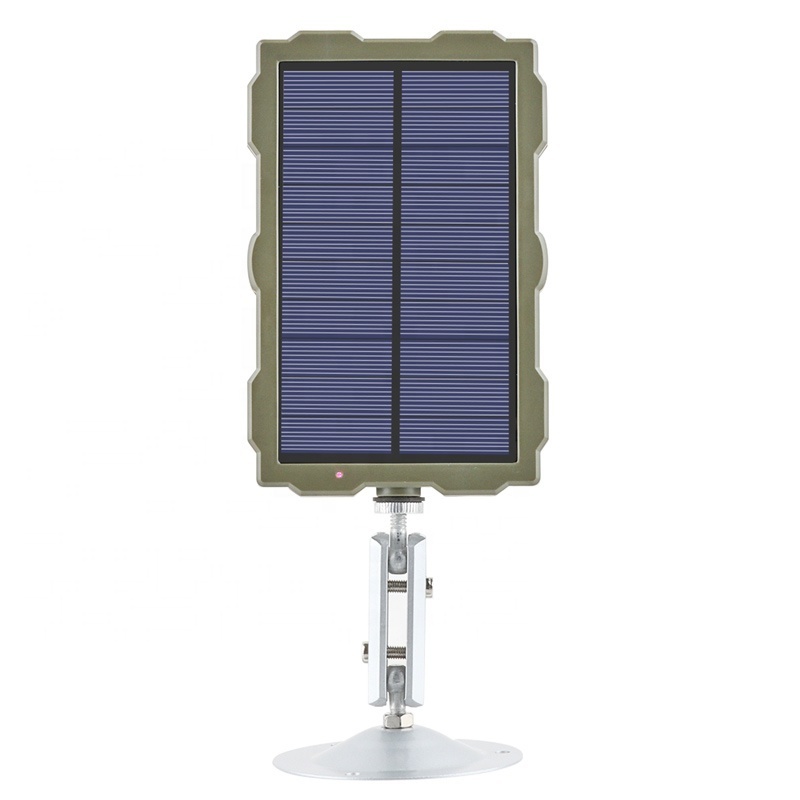 High-capacity 1500mAh 1.5W Solar Panel Charger Battery Trail Camera Outdoor IP66 Waterproof Hunting Camera Solar Charging Panel