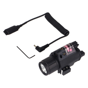 MZJ optics tactical remote switch led flashlight with riser mount M6 red laser flashlight hunting laser flashlight