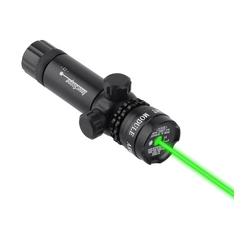 MZJ Optics tactical adjustable green laser sight with mount remote pressure switch hunting laser sight