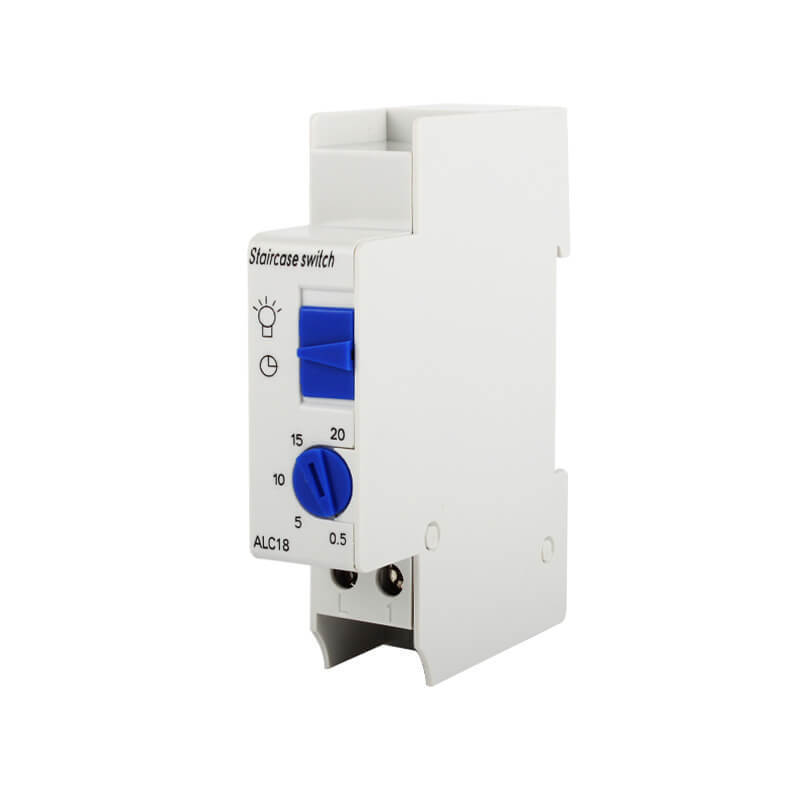 Staircase light timer switch ALC18 20 Minutes 220V 16A Mini Din Rail Automatic Mechanical timer switch