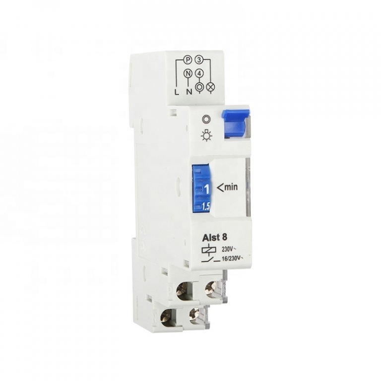 Electric Din rail Lighting Timer Switch Delay off Relay Staircase Timer Switch