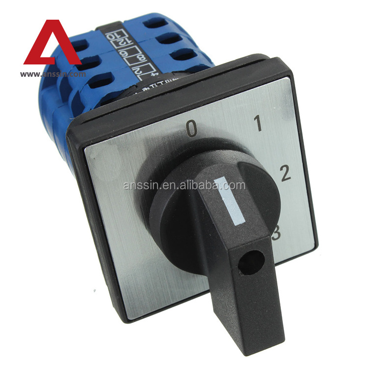 LW26 8 positions Universal Rotary Switch