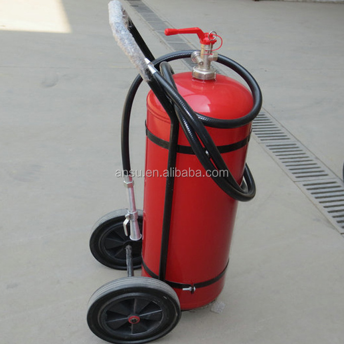 75kg 100kg 50kg  Wheeled Trolley DCP Fire Extinguisher 50kg trolley mounted fire fighting extinguishers